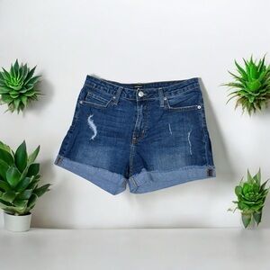 Just Black Denim Blue Women's Shorts Made in USA Size 28